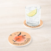 オレンジグローブブラックこうもり-ハッピーハローウィン コースター (側面)