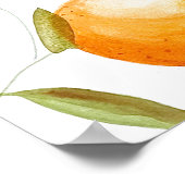 オレンジグローブ絵画ズ ポスター (角)