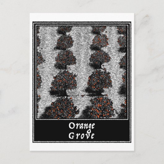 オレンジグローブ ポストカード (正面)