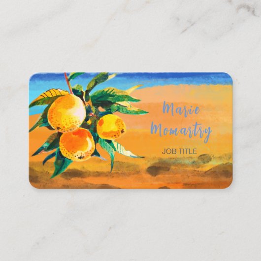 オレンジグローブ 名刺 (正面)