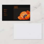 オレンジケシの名刺 名刺 (正面/裏面)
