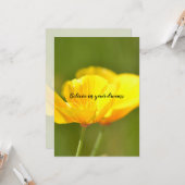 オレンジケシ カード (正面/裏面インサイチュ)