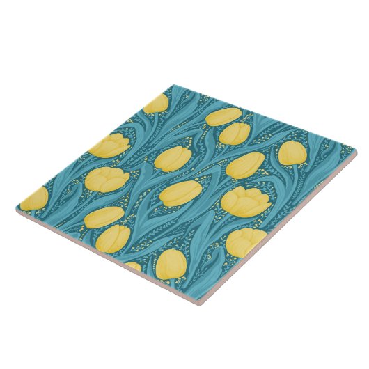 オレンジケシ タイル (側面)