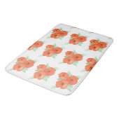 オレンジケシ バスマット (アングル)