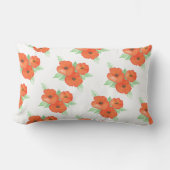 オレンジケシ ランバークッション (正面)