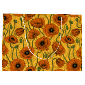 オレンジケシ ラージペーパーバッグ (裏面)