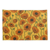 オレンジケシ 枕カバー (裏面-右)