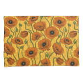 オレンジケシ 枕カバー (正面右)