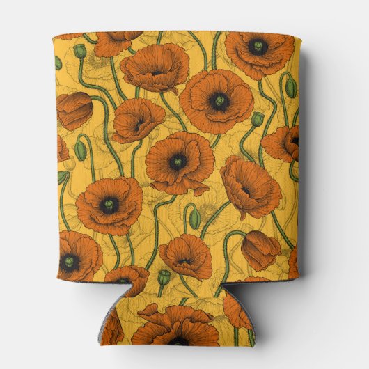 オレンジケシ 缶クーラー (裏面)