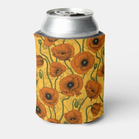 オレンジケシ 缶クーラー (缶裏面)