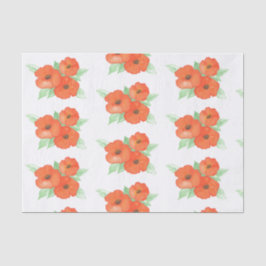 オレンジケシ 薄葉紙