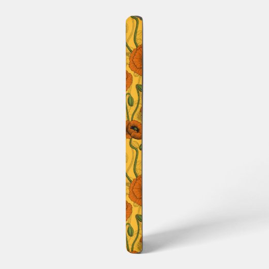 オレンジケシ SAMSUNG GALAXYケース (左側面)