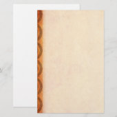 オレンジケルト結び目模様 便箋 (正面/裏面)