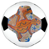 オレンジゲッコ サッカーボール (回転)