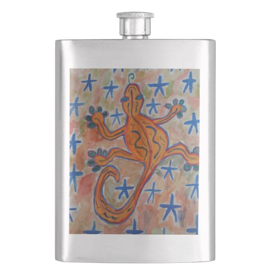 オレンジゲッコ フラスク (正面)