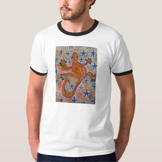 オレンジゲッコ Tシャツ (正面)
