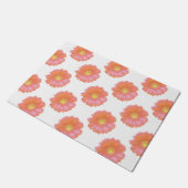 オレンジゲルベラデイジー ドアマット (アングル)