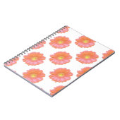 オレンジゲルベラデイジー ノートブック (左側)