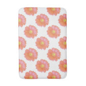 オレンジゲルベラデイジー バスマット (正面縦)