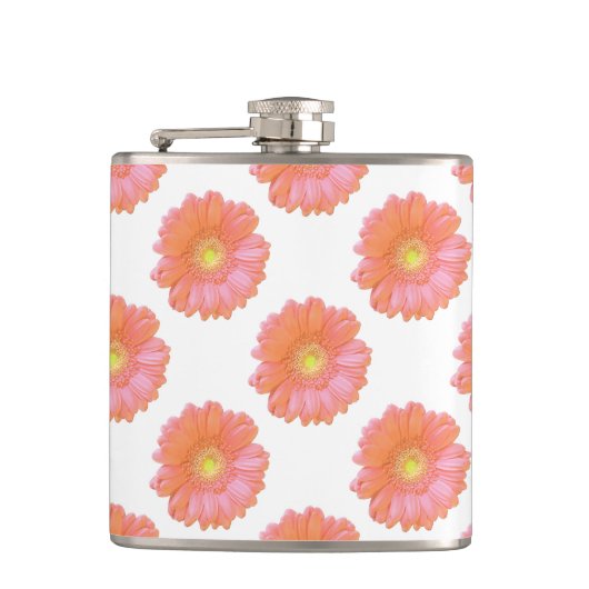 オレンジゲルベラデイジー フラスク (正面)