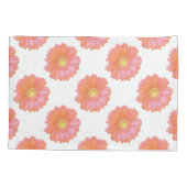 オレンジゲルベラデイジー 枕カバー (裏面)