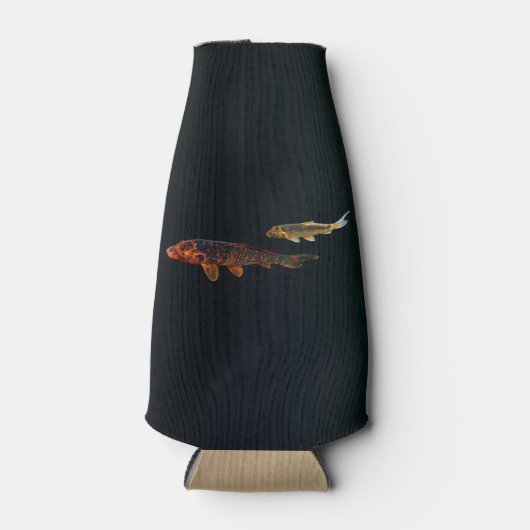 オレンジコイと金ゴールドコイ ボトルクーラー (正面)