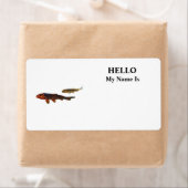 オレンジコイと金ゴールドコイ ラベル (インサイチュ)