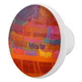 オレンジココメキシカンバナーはっきりしたカラー セラミックノブ (右)