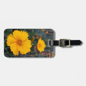 オレンジコスモフラワーズフォトカスタム ラゲッジタグ (正面横)