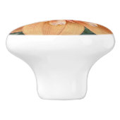 オレンジコレットダリアフローラ セラミックノブ (側面)