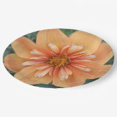 オレンジコレットダリアフローラ ペーパープレート (アングル)