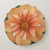 オレンジコレットダリアフローラ ラウンドクッション (裏面)