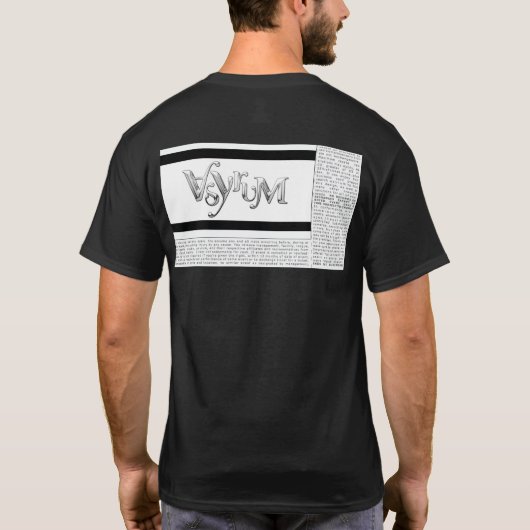 オレンジコンサートチケット Tシャツ (裏面)