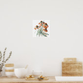 オレンジコンフォローアーツプリントポスター ポスター (キッチン)