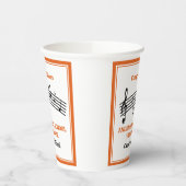 オレンジコーアカスタム高校パーティー 紙コップ (左)