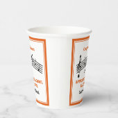 オレンジコーアカスタム高校パーティー 紙コップ (右)