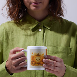 オレンジコージー秋ビベスパンプキン離れ コーヒーマグカップ