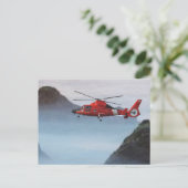 オレンジコーストガードヘリコプター ポストカード (スタンド正面)