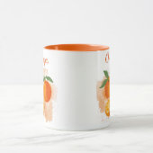 オレンジコーヒーマグ – フルーツを選択 マグカップ (中央)
