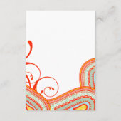 オレンジコーラルテラコッタペイズリー結婚ズ (裏面)