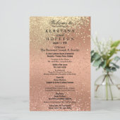 オレンジコーラル&金ゴールドグリッター – プログラム (スタンド正面)