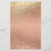 オレンジコーラル&金ゴールドグリッター – プログラム (裏面)