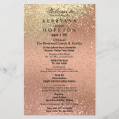 オレンジコーラル&金ゴールドグリッター – プログラム (正面)