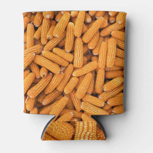 オレンジコーンCob：収穫農業背景 缶クーラー (正面)