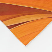 オレンジコ王室のンフロアー フリースブランケット (角)