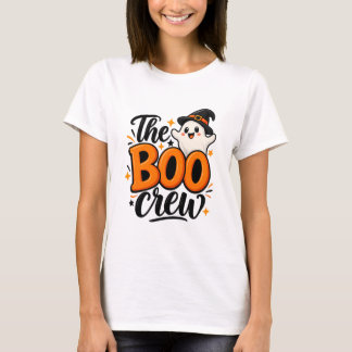 オレンジゴーストのハロウィン Tシャツ