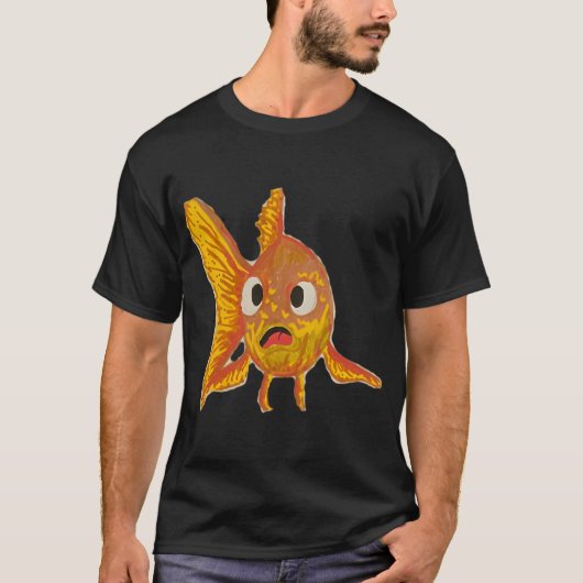 オレンジゴールドフィッシュ Tシャツ (正面)