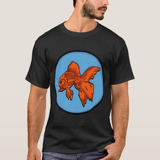 オレンジゴールドフィッシュ Tシャツ (正面)