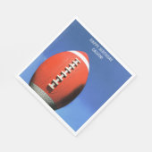 オレンジサッカーバースデーパーティー紙ナプキンス スタンダードランチョンナプキン (角)