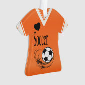 オレンジサッカー オーナメント (正面)